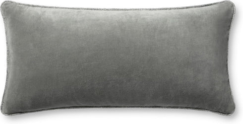 Loloi Liza pillow, 12"X27" Cover Only, GREY...