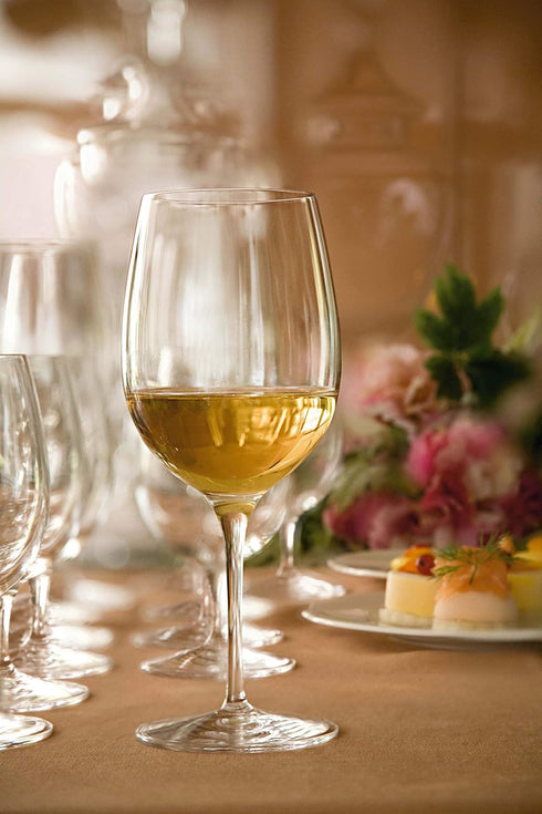 Luigi Bormioli Styles 12.75 oz Soft White Wine Glasses (Set of 2), 2 Count (Pack of 1), Clear...