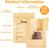 100pcs Seed envelopes resealable Seed saving envelopes with clear window Kraft paper seed packets for Garden Flower Vegetable Plants Seed Storage ...