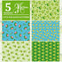 JarThenaAMCS 10 Sheet Cute Frog Wrapping Paper -Not Roll- Lotus Leaf Lotus Flower Gift Wrap Paper Bulk Green Folded Flat DIY Craft Paper for Birth...