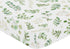 Sweet Jojo Designs Floral Leaf Girl Fitted Crib Sheet Baby or Toddler Bed Nursery - Green and White Boho Watercolor Botanical Woodland Tropical Ga...