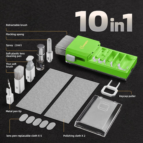 Laptop Screen Keyboard Cleaner Kit, Electronics Cleaning Tool for MacBook iPad iPhone Pro, Brush Tool for Tablet, Computer, PC Monitor,TV Camera L...