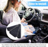 Car Shift Knob Dust Cover, Gear Shift Knob Cover for Protection, Leather Manual/Automatic Shifter Shift Boots Cover, Decorate Car Interior (Black+...