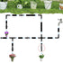 Drip Irrigation Parts, 1/4 Drip Irrigation Fittings Drip Irrigation Kit - Drip Line Connectors 1/4 Barbed Connector Drip Irrigation Connectors Dri...