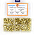 80 Sets Chicago Screws Assorted Kit 4 Sizes Golden Leather Rivets 1/4 5/16 3/8 1/2 Screw Rivets Slotted Phillip Head Book Binding Posts Nail Rivet...