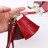 50 Sets Key Fob Hardware Key Fob Keychain Wristlet with Split Ring 1.25 Inch...