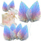 Gyufise 6Pcs Paper Palm Fan Cake Toppers Palm Spear Leaves Fan Cupcake Toppers Cake Insert Decorations Craft DIY Cake Bakeware Decoration for Birt...