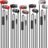 Earbuds Wired with Microphone, 5 Pack Wired Headphones with Heavy Bass, High Definition, Noise Isolating Earphones Wired 3.5mm Jack......