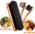 4 Pcs Horsehair Shine Shoes Brush Kit Polish Dauber Applicators Cleaning Leather Shoes Boots Care Brushes Suede Cleaner Brush with Microfiber Shoe...