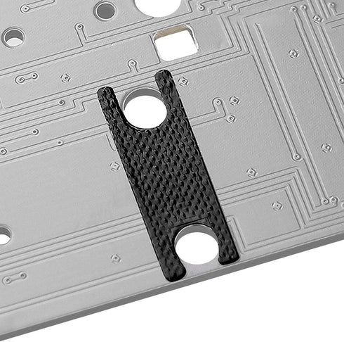 32pcs/Pack Mechanical Keyboard PCB Stabilizer Satellite Switch Film PTFE/Silica Gel Adjust The Big Keys 3M Adhesive (Black)...