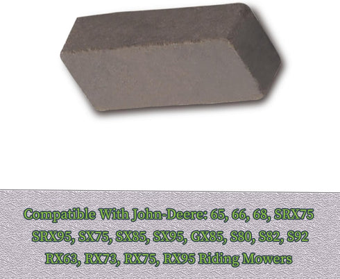 MIA10323 Brake Pad Kit Compatible With John-Deere STX30 STX38 LX172 LX188 GX85 RX75 SRX95 SX85 170 175 180 185, Replaces AM121132, M47316, MIA1032...