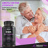 Iron Supplement 2-in-1 Complete Complex - Natural Flow 2X Heme and Chelated Non Heme Iron Bisglycinate, Folate, B and Vitamin C, for Anemia and Bl...