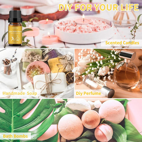 BURIBURI Hotel Scent Essential Oil, Lifestyle Hotel Collection Fragrance Aromatherapy Oil Blends, Air Freshener Hotel Collection Diffuser Oil - Yi...