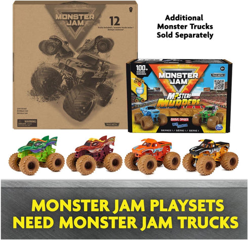 Monster Jam, Dueling Dragon Playset with Exclusive 1:64 Scale Dragon Monster Truck, Kids Toys for Boys Ages 3 and up...