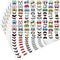 960 Halloween Pieces Stickers Eyes Mouth Cartoon Stickers Labels for Art Craft DIY Scrapbook (Multi-Color)...