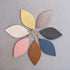 22Pcs Faux Leather Sheets,Solid Grain Colors Leather Plain Texture Leather Soft PU Faux Leather Fabric Sheets for Earrings,Wallet,Making DIY Craft...