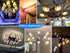 BRIMAX 6 Pack 2W LED Light Bulbs, Plastic LED Filament Bulb, 2700K Warm White, Equivalent to 11w/20w/25w, E26 Medium Base, S14 Edison Light Bulbs ...