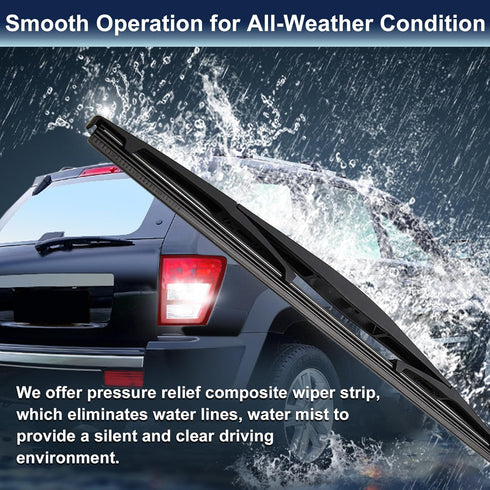 X AUTOHAUX 350mm 14 Inch Rear Window Windshield Wiper Blade for Honda CR-V 07-11 for Subaru Forester 06-22 for Legacy 05-09...