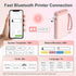 Label Maker Machine with Tape, P21 Portable Bluetooth Label Printer, Wireless Built-in Cutter Sticker Maker Mini Label Makers with Multiple Templa...