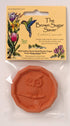 JBK Pottery Terracotta Brown Sugar Saver – Handmade Terra Cotta Sugar Keeper with Decorative Discs – Food-Safe Brown Sugar Keeper, Made in the USA...
