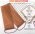 3 Pcs African Exfoliating Net Sponge, Washcloth Scrubber Shower Essentials African net Bath Sponges Bathing Shower Cloth Kit for Back, Body, Face-...