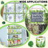 69 Ft Tropical Leaves Bulletin Board Borders, Two-Sided Spring Greenery Plant Border Trim Patterns Decoration, Border Trim Paper for School Classr...