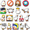 18PCS Silly Goose Shoe Charms, Duck Animal DIY PVC Clog Shoe Charm Accessories Birthday Party Favors Supplies Cute Kawaii Decorations fit Clog Bra...