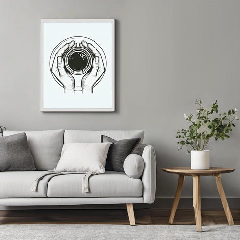 Posterizer 1 pcs-Girly minimal aesthetic design for coffee lovers-Miscellaneous-Abstract & Modern Art-Living Room Bedroom Decor- UNFRAMED Wall Art...