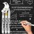 Acrylic Paint Pens Markers,9 Pack Acrylic Markers, 2-3mm Medium Tip, White Gold Silver Paint Pen for Art Projects, Drawing, Rock Painting,Wood, Pl...