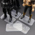 Star Was Black Series 6 inch Action Figure Stand, 1/12 Scale Original Support Display Feet Stands with Peg, Figures Toy Organizer Bases Holder Acc...