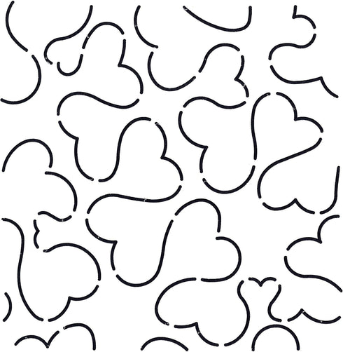 Quilting Creations Heart Stipple Quilt Stencil...