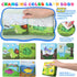 Light Up Bath Toys for Toddlers Kids Baby Boys, No Hole Dinosaur Bath Toys with Bath Book & Organizer, Led Light Bath Time Water Toys for Bath Tub...