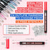 Jim&Gloria Girls Gifts Outline Markers - Birthday Teen Trendy Stuff, Double Line Silver Metallic Glitter Paint Pens Set + Stencils, DIY Crafts Scr...