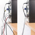 D-Line Cable Zipper Cord Tube Organizer with Zip Tool, 8.2 Feet, Cable Management Sleeve, Cover for Long Wire Runs, 1 Inch Diameter (8.2 FT, White...