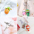 100PCS Swivel Snap Hooks with Key Rings, 50Pcs Key Chain Clip Hooks and 50Pcs Key Rings, Lanyard Lobster Claw Clasps for Keychains Jewelry Art Cra...