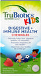 TruBiotics Probiotics for Kids Digestive & Immune Health Support, Sugar-Free Chewable Kids Probiotic to Help Maintain a Healthy Tummy, Natural Str...