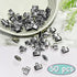 Flat Leather Cord End Caps 50 pcs Round Tassel End Caps Barrel End Caps Bracelet Making Supplies Leather Bracelet Making Kit Silver Cord End Cap K...