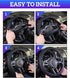 Universal Soft Silicone Steering Wheel Cover,Anti-Slip Steering Cover,Breathable Great Grip Cover for Steering Wheel,13“-15” Steering Wheel Protec...