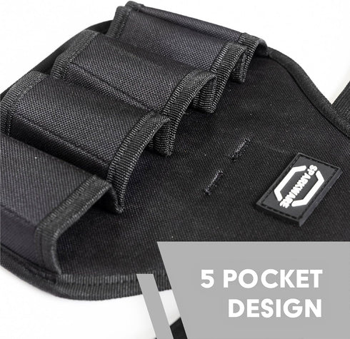 Tool Pouch with Belt Utility Belt for Many Uses Versatile Tool Belt for Electricians Carpenters and Construction Workers Tool Organizer to Conveni...