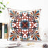 Decorative Couch Pillow Covers for Living Room 18x18 inches Set of 2 Embroidered Pattern Square Throw Pillows Case Cover for Sofa Bed Chair...