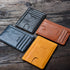 Buffway Slim Minimalist Front Pocket RFID Blocking Leather Wallets for Men and Women - Alaska Blue...