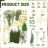 Fabbay 200 Pcs Dried Pressed Flowers Real Dry Natural Flower Leaf Dried Flowers for Resin Pressed Flower Kit for Plant Herbarium Scrapbooking DIY ...