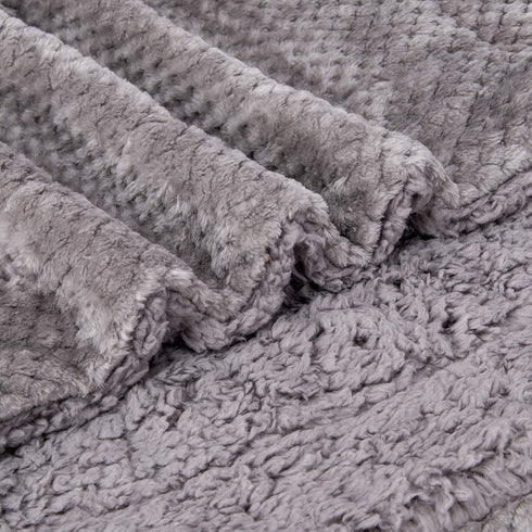 Fuzzy Dog Blanket or Cat Blanket or Pet Blanket, Warm and Soft, Plush Fleece Receiving Blankets for Dog Bed and Cat Bed, Couch, Sofa, Travel and O...