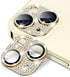 Goton for iPhone 15 Plus/iPhone 15 Camera Lens Protector, Bling Tempered Glass Camera Screen Protector Glitter Diamond Metal Lens Cover for 15 Plu...
