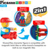 PicassoTiles Magnetic Car Play Set with Action Figures for Kids 3+ - STEM Building Block Vehicle Toy...