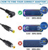 PwrON 5V AC DC Adapter Replacement for Sony AC-E0530 SRS-XB30 SRS-XB41 RDP-M5iP RDP-M7iP SRS-A1 SRS-A212 SRS-A3 SRS-M50 SRS-M55 SRS-TD60 Bluetooth...