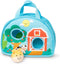 Melissa & Doug Rollables Take-Along Tote with Giraffe Infant and Toddler Toy (2 Pieces)...