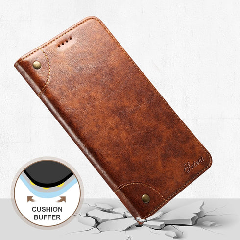 SINIANL Compatible iPhone 12 Pro Max Leather Wallet Folio Case with Magnetic Closure Kickstand Card Slots Flip Book Cover for iPhone 12 Pro Max 6....