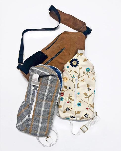 Simplicity Cross-Body Bag Sewing Pattern Kit, Code S9508, Two Sizes, Multicolor...