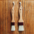 Pastry Brush Natural Bristle Wooden, MSART Basting/Food Brush, with Beech Wood Handle and Rope Hook, Great for Butter, Cookies, Oil, Bread, Frosti...